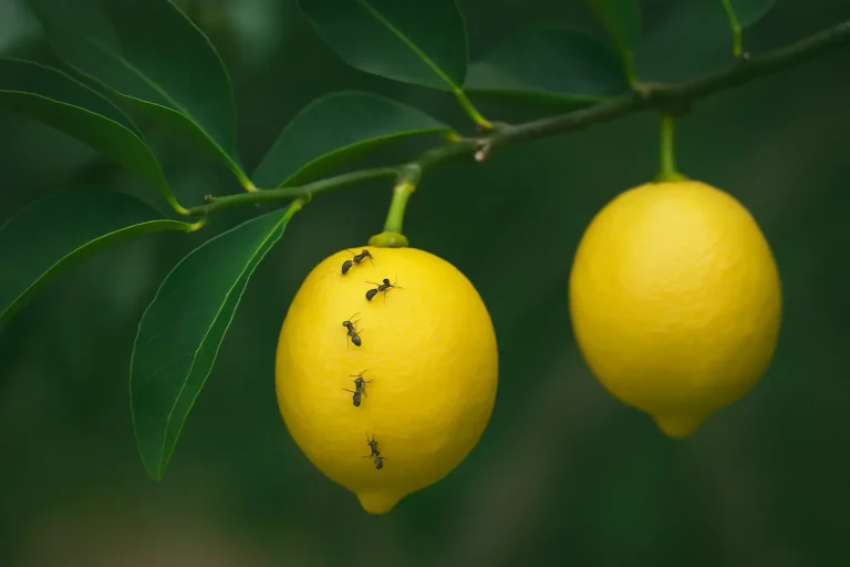 citronnier fourmis