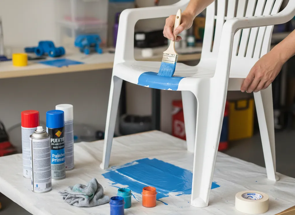 peindre sur du plastique