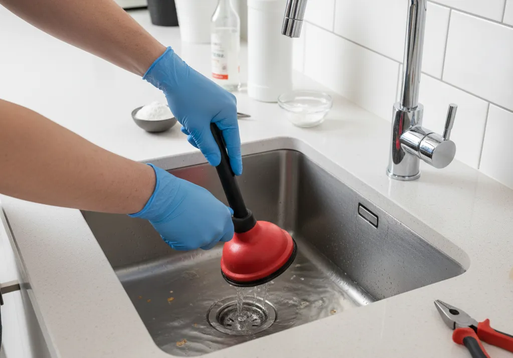 comment déboucher un évier