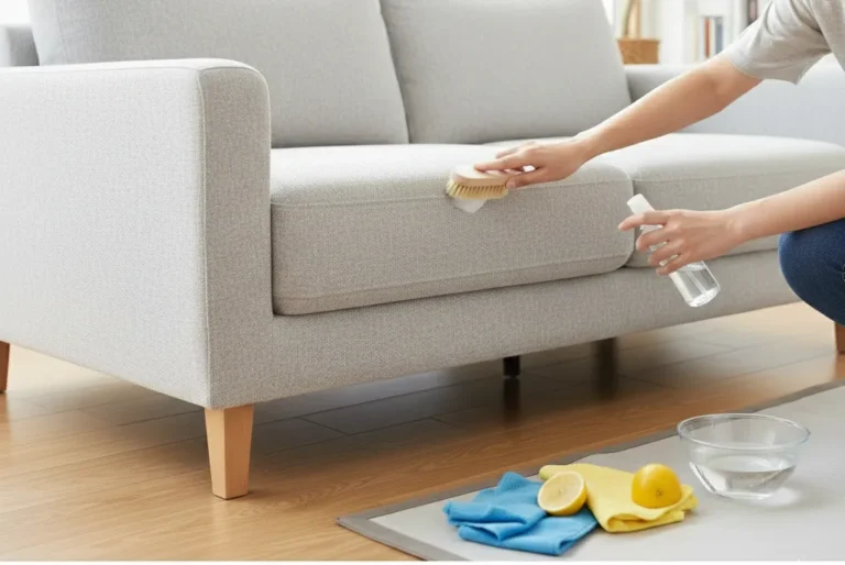 comment nettoyer un canapé en tissu