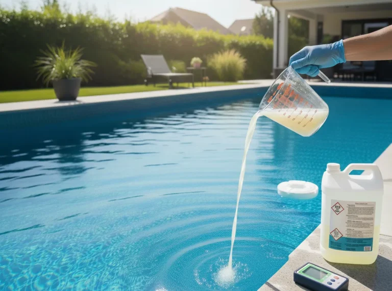 dose eau de javel pour piscine 50 m3