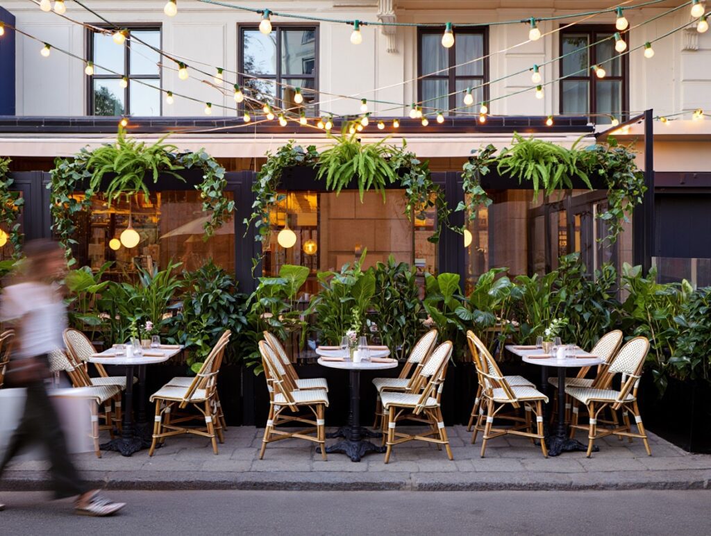 terrasse de restaurant