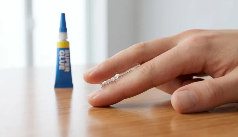 comment enlever de la glue sur les doigts