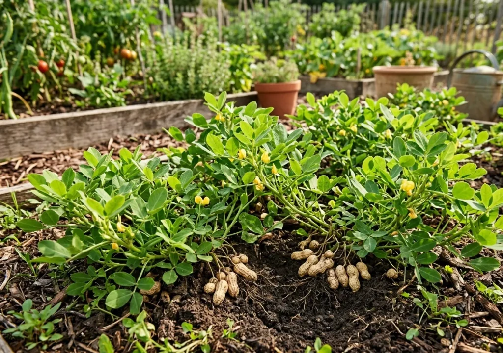 comment poussent les cacahuètes