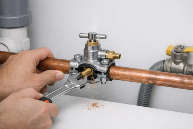 comment remplacer un robinet autoperceur