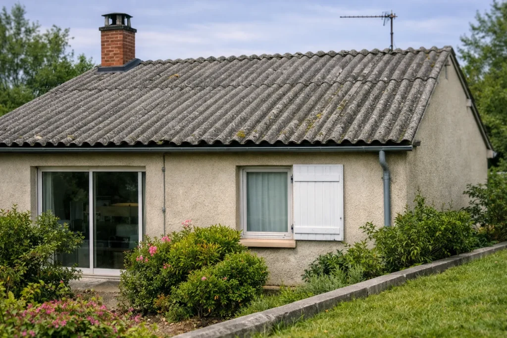 peut-on vendre une maison avec un toit en amiante