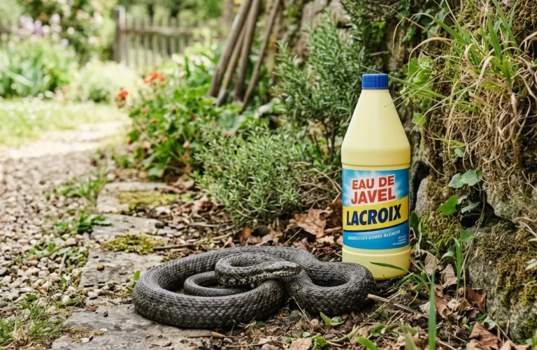 javel contre les serpents