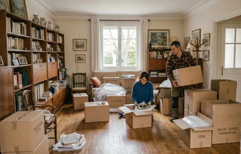 vider une maison succession