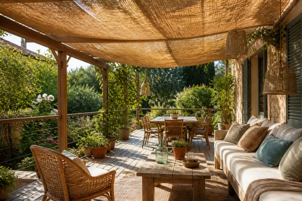 Ombrage naturel : quelles solutions pour la terrasse en été